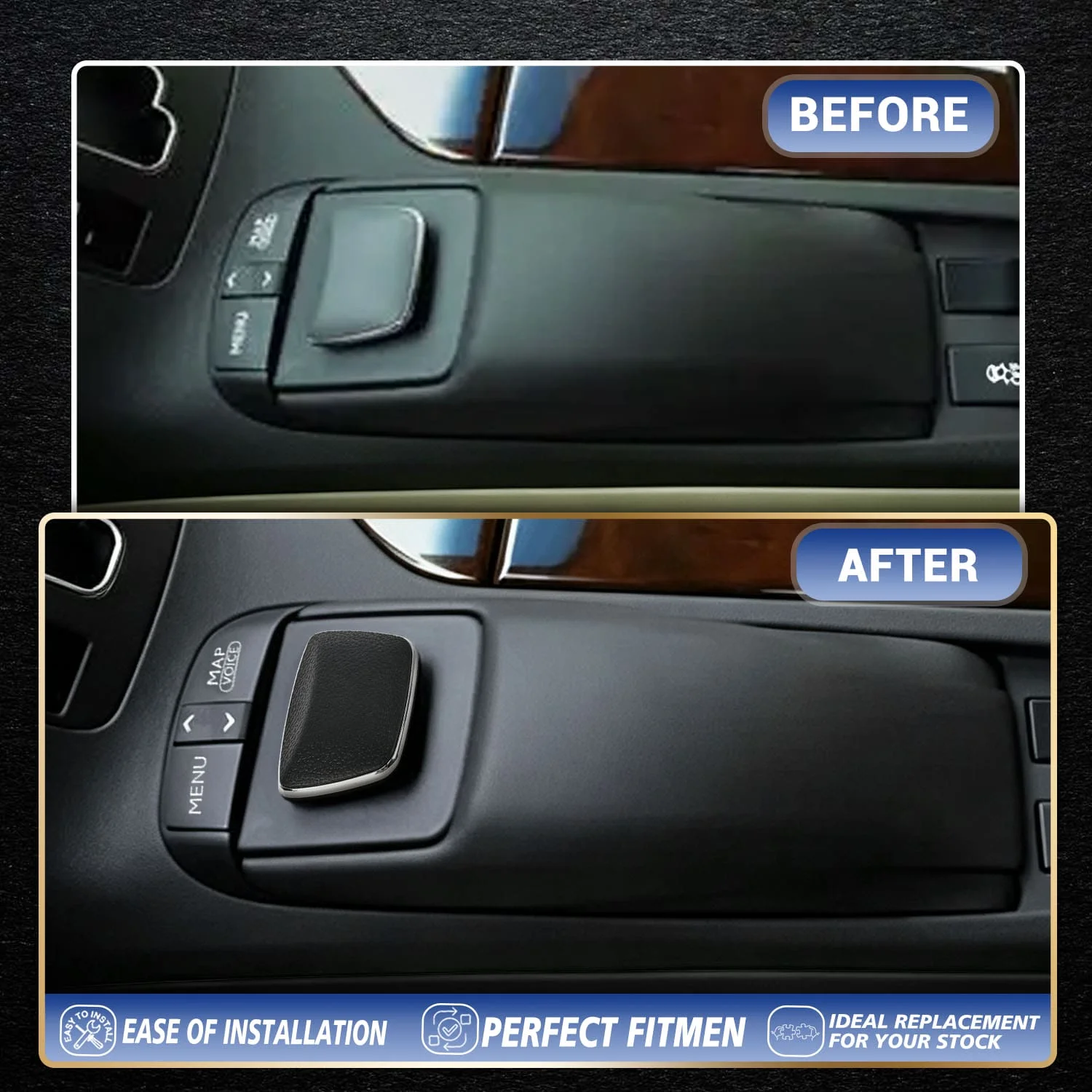 1315RX3 48021-C0 Onboard Navigation Display Controller Mouse Button Switch Cover Interior For Lexus RX350 2013 2014 2015