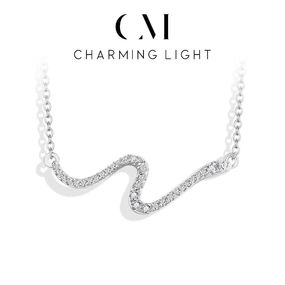 

Charming Original Snake Moissanite Pendant Necklaces Lab Diamond 925 Sterling Silver for Women Elegant Fine Party Jewelry 50cm