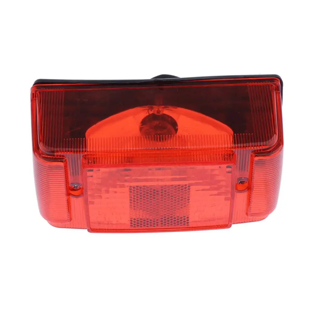 Multi-function Motorcycle Rear LED License Plate Tail Light Brake Turn Signal for ATV Quad Dirt Bike Lamps