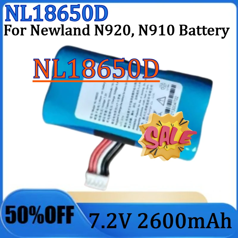 

For Newland N920, N910 Battery New NL18650D 7.2V 2600mAh High Quality Battery