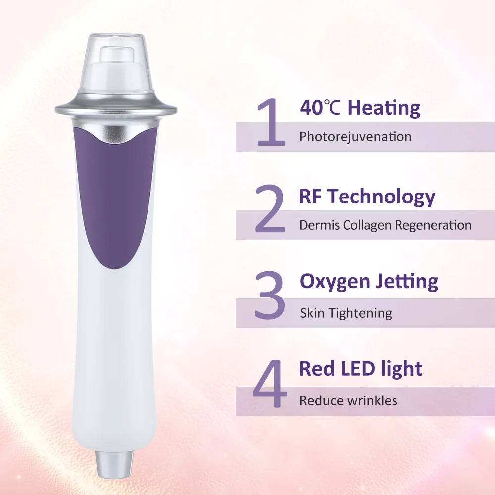 RF EMS Mesotherapy Microcurrent Skin Tightening Face Lifting Radio Frequency Anti Wrinkle LED Photon Face Beauty Pen  Skincare