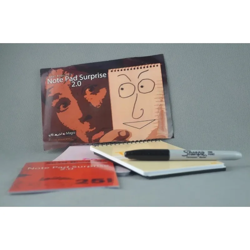

Note Pad Surprise 2.0 Magic Tricks Magician Close Up Party Accessories Gimmick Illusion Props