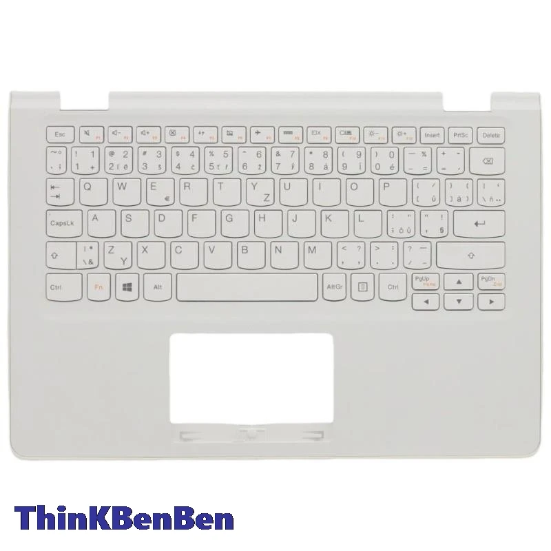 

Чешский белый чехол с клавиатурой CZ, чехол для упора для рук, чехол для Lenovo Ideapad Yoga 300 11 11IBR 11IBY Flex3 1120 1130 5CB0M82772