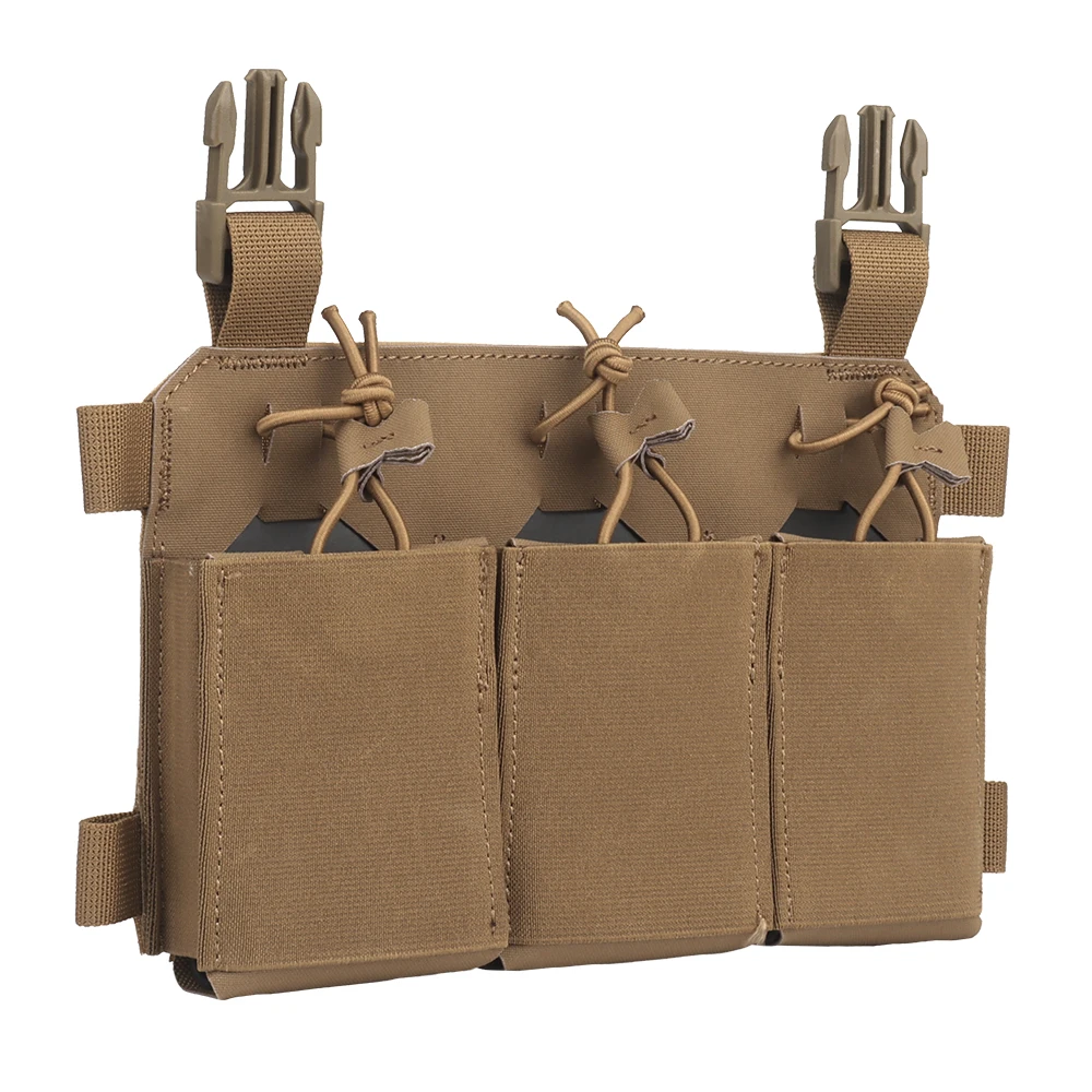 The multi-purpose three-in-one vest function pack is compatible with various magazine 5.56/7.62 accessory packs