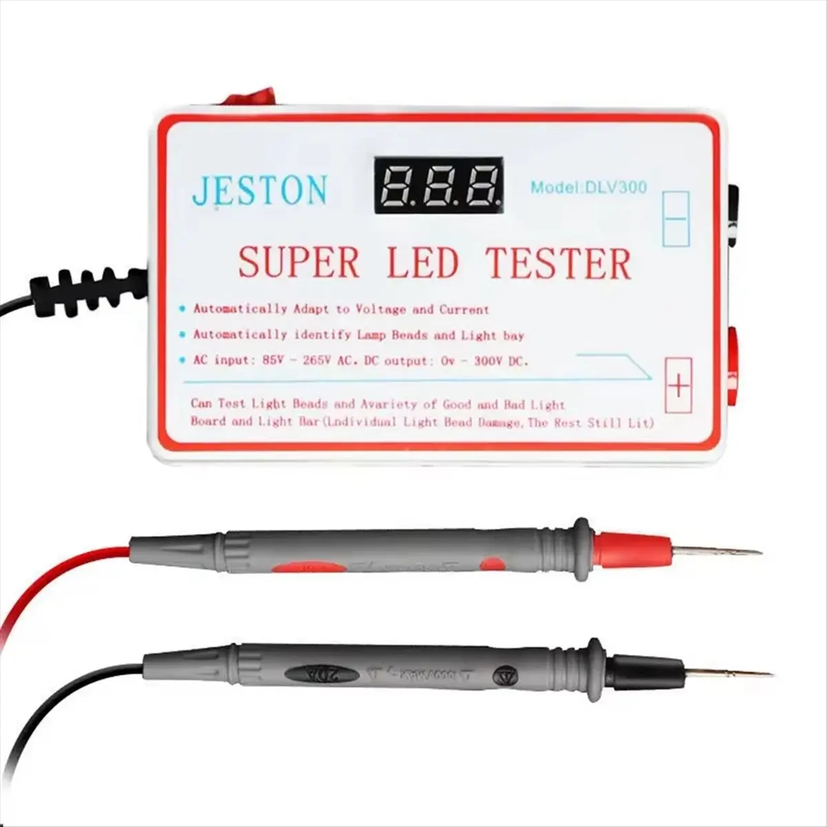 A48U LED Light Strip Tester 0-300V Output TV Backlight Tester Multipurpose LED Strips Test Tool Measurem for Strip Repair EU