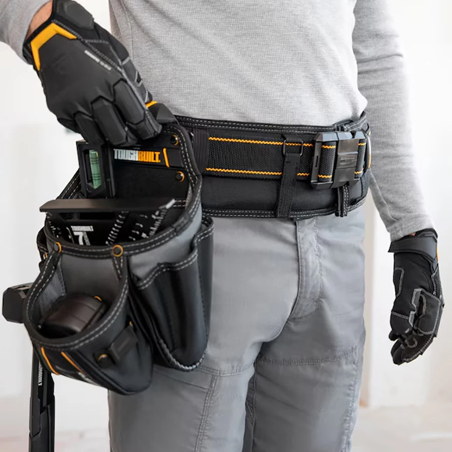 toughbuilt-ユニバーサル厚型幅広ツールベルト、クイックハンギングツールキット付き、プロ仕様ツールベルト-tbl-ct-441