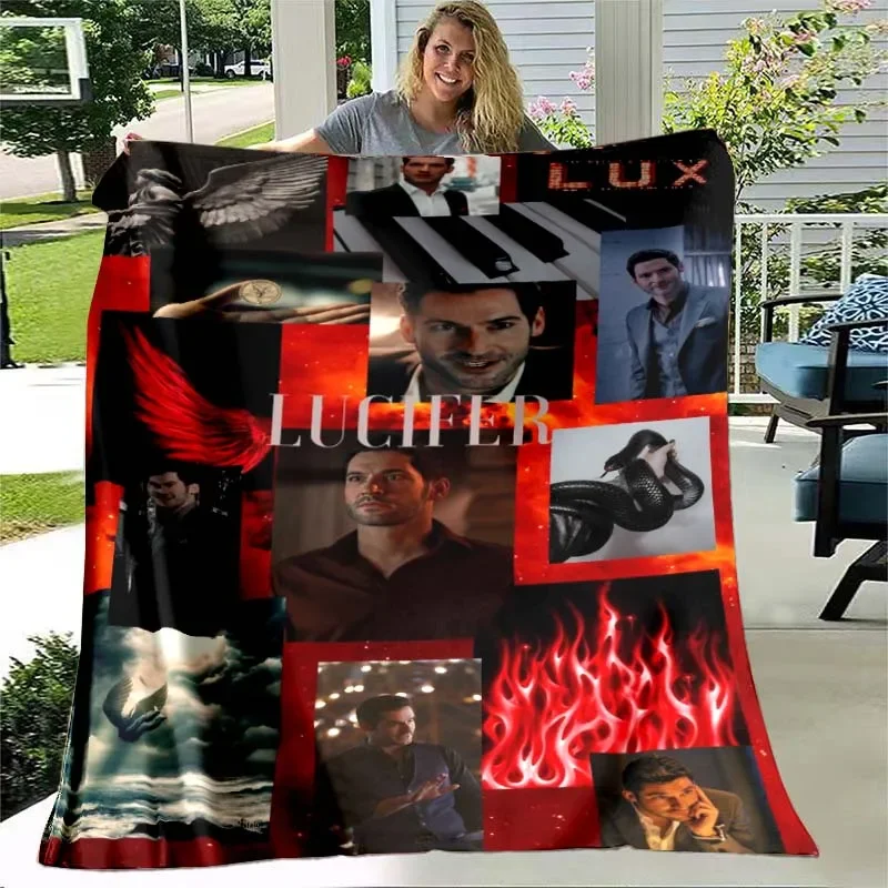 Devil Detective Blanket Demon Lucifer Drama Series Blanket This is My Watching Blanket Bedspread Sofa Warming Cover