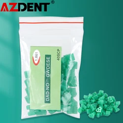 Azdent-cuñas de silicona, tratamiento térmico de hasta 150 °C, 40 unidades por bolsa