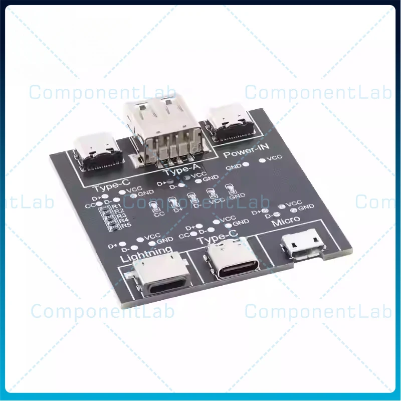 5-25pcs DT3 USB Data Cable Tester Module Type-C Fast Charging Cable Fault Detector for Mobile Phones