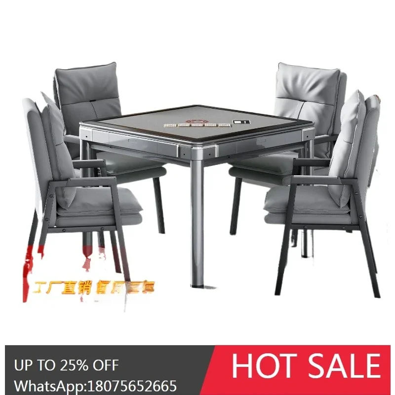 egg special automatic card dealing machine dining table dual-purpose chess and card room special