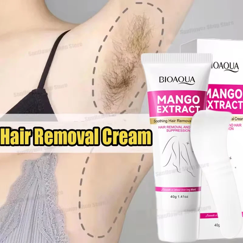 Removal Cream Fast Hair Painless Inhibitor Arm Armpit LegsHair Growth Permanent Depilatory For Men Women Beauty Health Care 40g