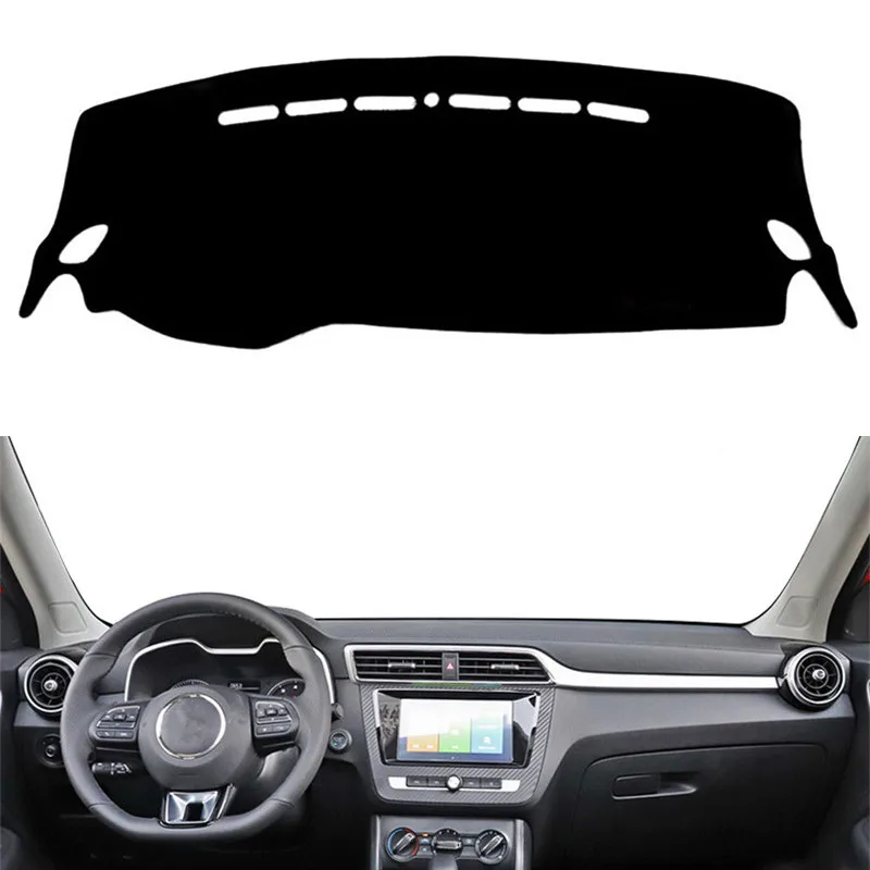 For MG ZS EZS EV 2017 2018 2019 2020 2021 2022 2023 2024 Car Styling Dashboard Cover Dash Mat Sun Shade Anti-UV Protector Carpet 2