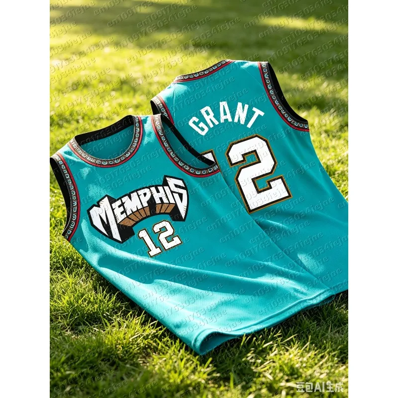 Men's Kid #12 Basketball Jersey Slightly Stretch Breathable Sports Uniform, Sleeveless Basketball Shirt for Training Party