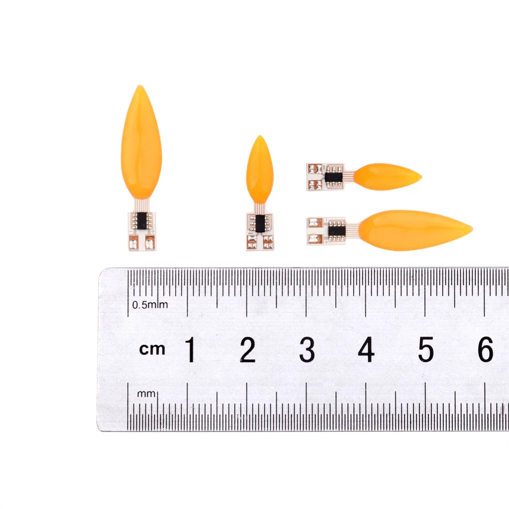 DC 3V Flicker Fire Flame for LED Candles Wick DIY Model LED Lighting Lamp Parts Tiny LED Light view 5