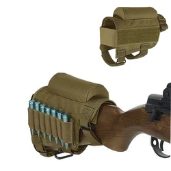 Military outdoor hunting gun accessories Tactical cheek support bag with butt Tactical rifle gun cheek support bag