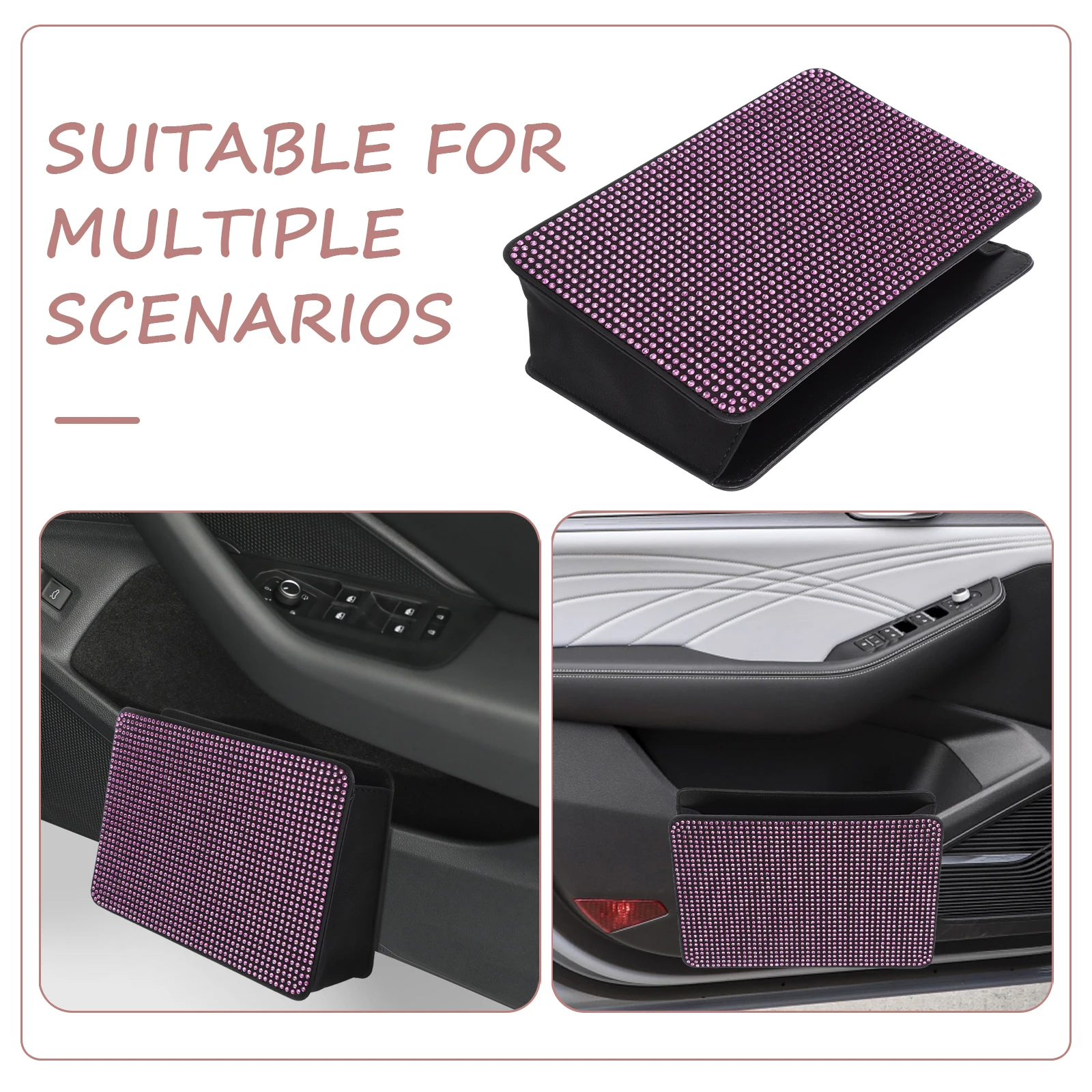 منظم صندوق تخزين باب السيارة، مادة قوية، ملحقات متعددة الاستخدامات، منظم تخزين السيارة RV سهل التركيب #1