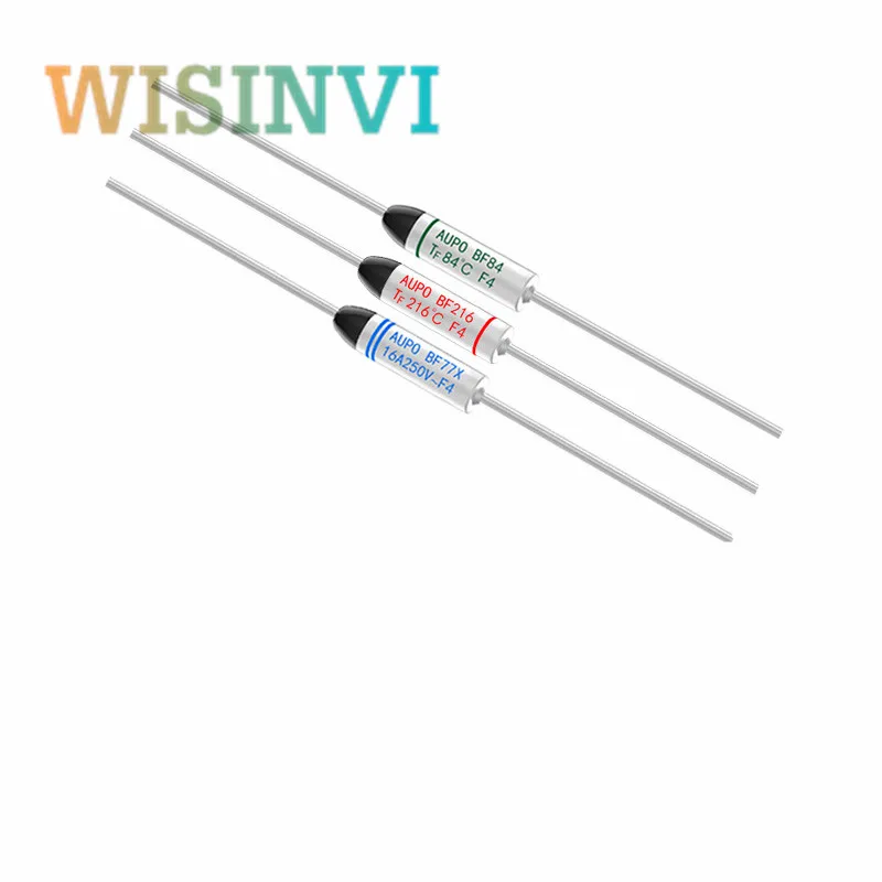 10 PCS  Thermal Fuse TF Thermal Fuse Cutoff TF Pellet TCO 250V 10A BF73~257 73~BF257 Degree  73~257℃ BF77 BF84 BF117 BF157..
