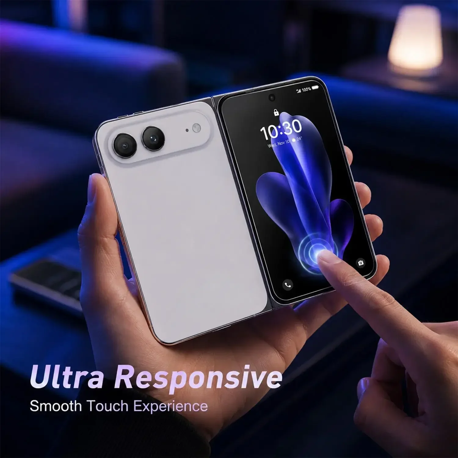 1/2Set Hydrogel Films with Install Box Kit for iPhone DUO Premium Inner Film Fold Screen Protector Protective Film for iPhoneDUO