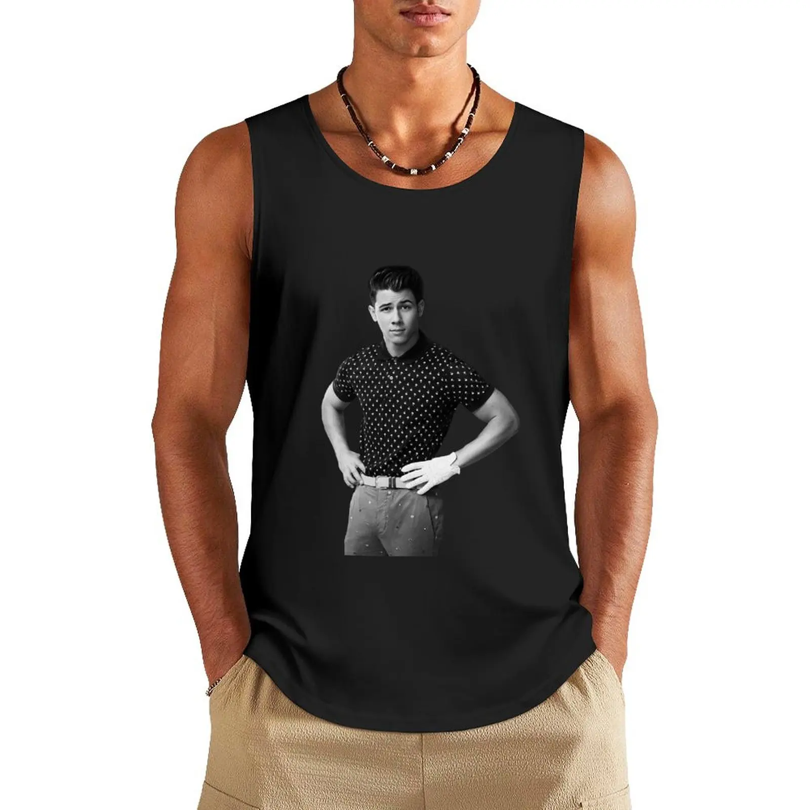 

Nick Jonas Tank Top Vest for boy Muscle fit