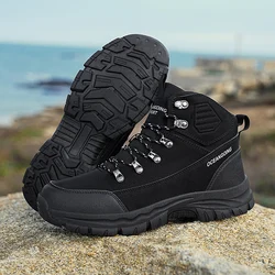 winter shoes male plush warm winter boots hiking shoes men snow boots male casual shoes men sneakers mountain boots