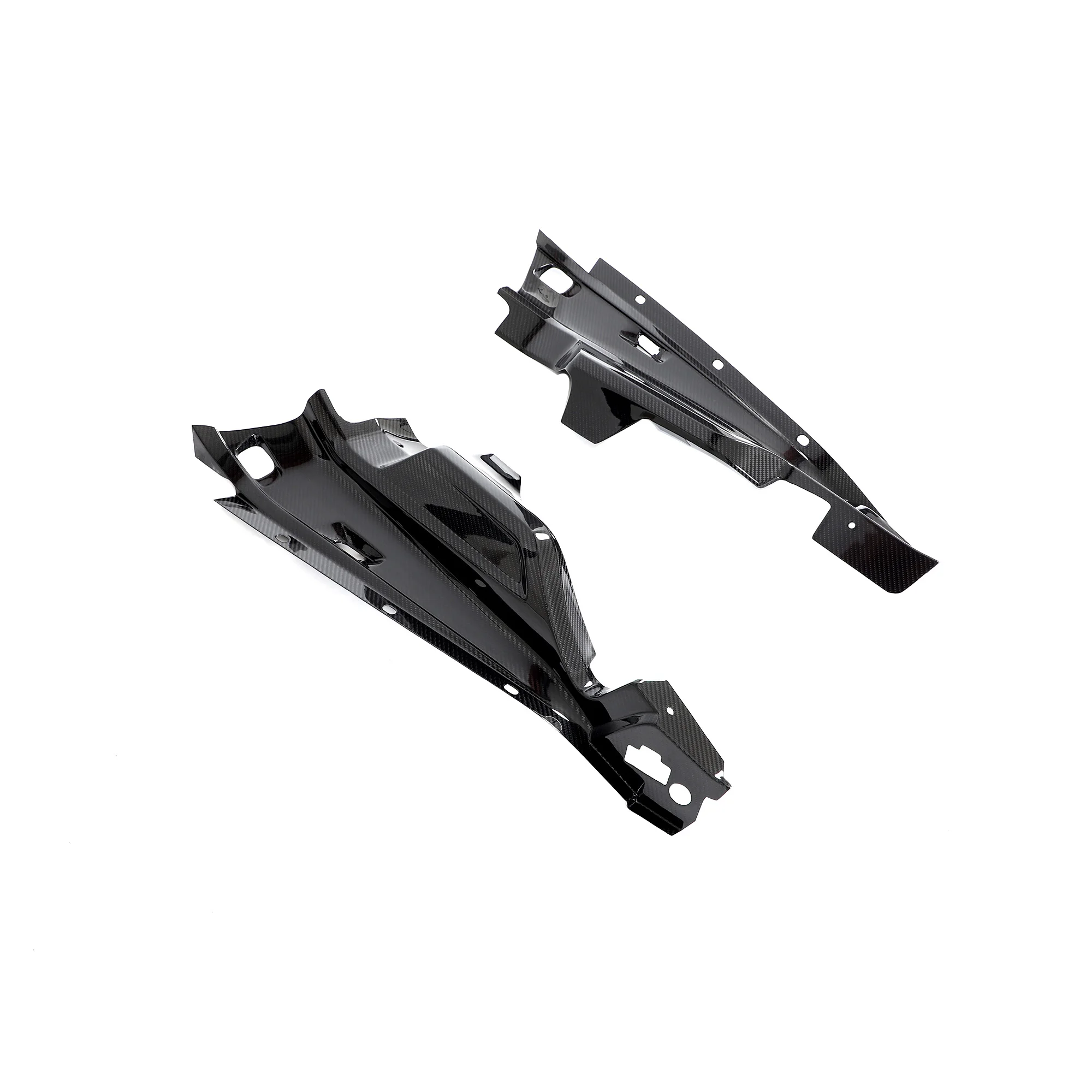 2pcs/set Dry Carbon Bay Panel Engine Bay Panel Set For Audi R8 Coupe 2023