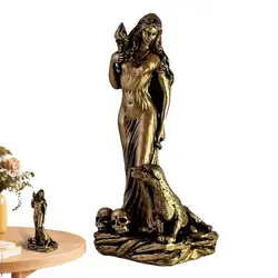 Goddess Figurine Goddess Witch Figurine Resin Retro Craft Decoration Resin Goddess Figurine For Windowsills Balconies Courtyards