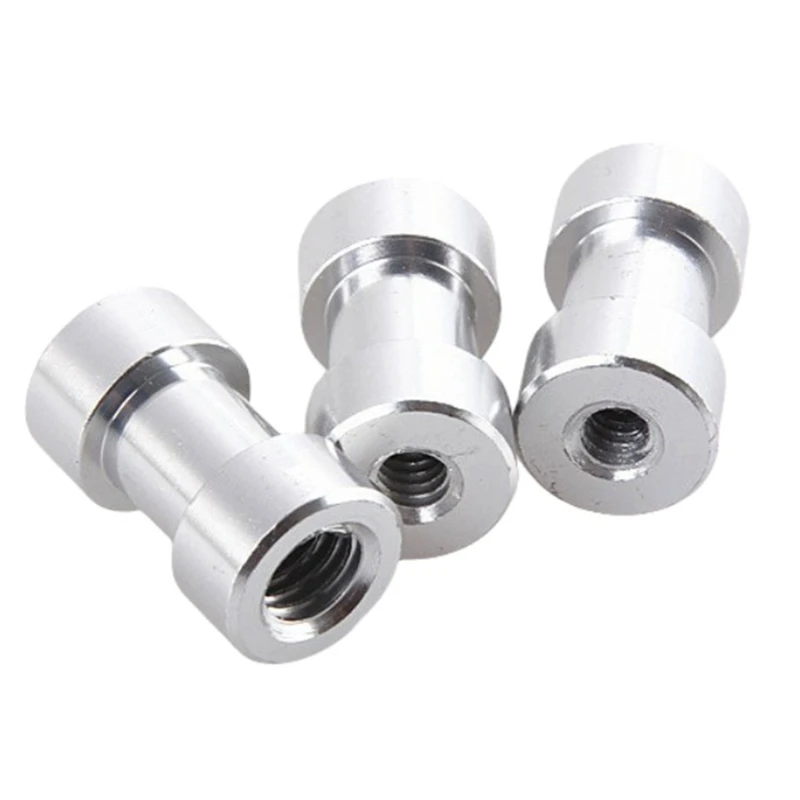 Tripods Light Stand Adapter 3/8 to 1/4 Female Screw Mount for Monopods
