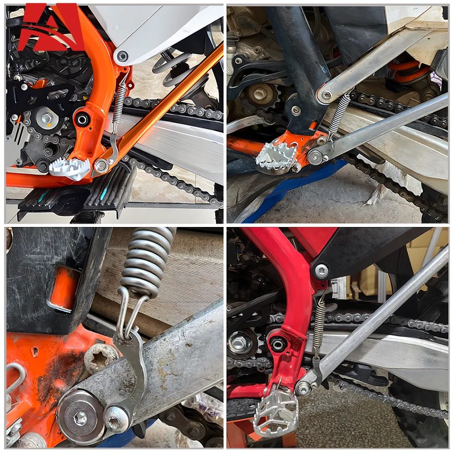 KTM SX SXF EXC EXC-F XC XCF XC-W TPI Six Days 150 250 300 350 450 500 2008-2025用 バイクキックスタンド サイドスタンド スプリングキット