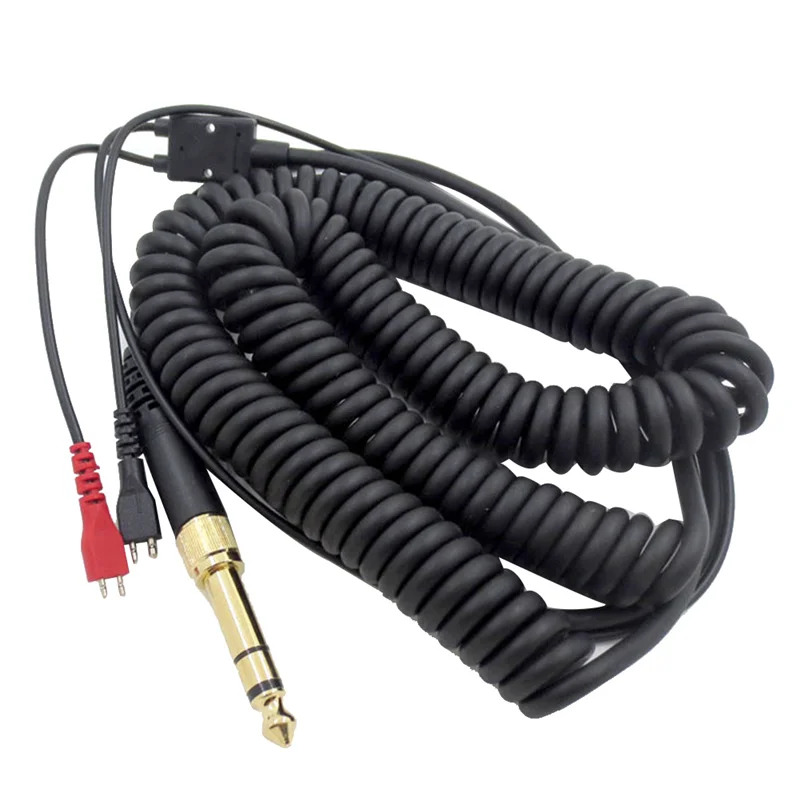 สายหูฟังสําหรับ Sennheiser HD25 HD560 HD540 HD430 HD250 หูฟังอะแดปเตอร์เปลี่ยน Spring COIL หูฟัง