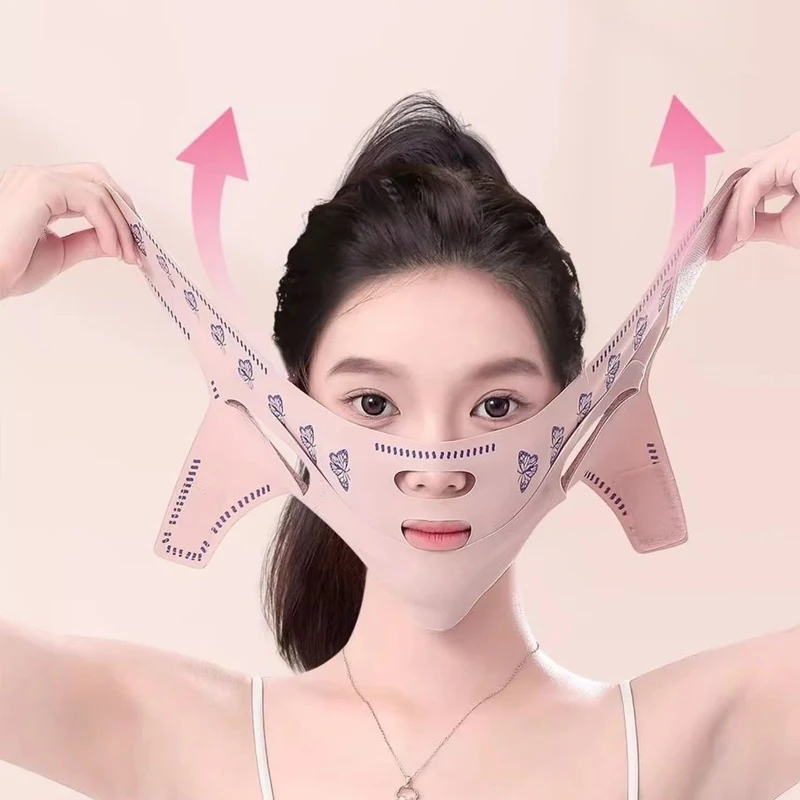 

EMS Head Massage Face Relaxation USB Charging Facial Slimming Strap Face Lifting Reduce Double Chin Cheek Lift Up Face Thin Mask