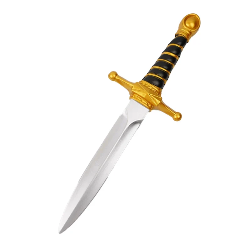 New 38cm Children Sword Movie Cosplay Sword Prop Role Play Gifts Safety PU Simulation Gold/Silver Sword Kid Adult Toys Model