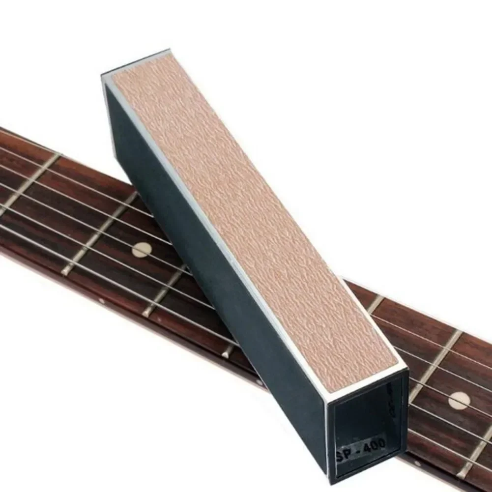 1pc Guitar Neck Fret Leveling Bar Sandpaper Polished Sanding Aluminum Beam Sandpaper Luthier Tools 400,600,1000,1200 Grit