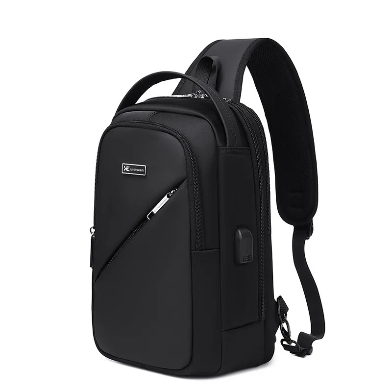 

High Quality Large Capacity Men's Fashion Sling Bag Multi-Pocket Chest Bag for Daily Use New Design Light Weight Sport Bag