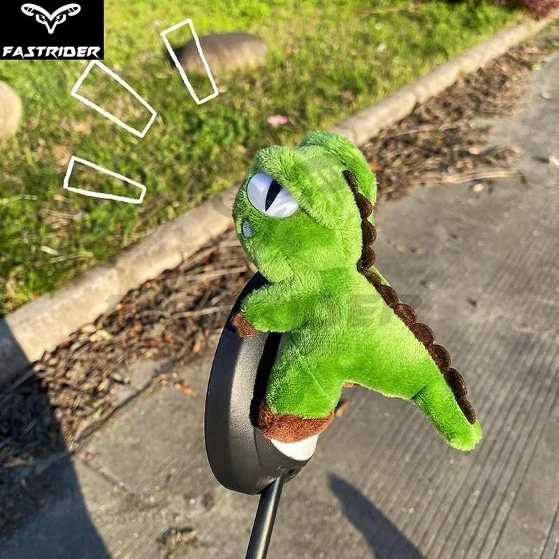 Dinosaur Rearview Mirror Decoration Bicycle Mirrors Cute Doll Decoration Motorcycle Doll Pendant Bicycle Accessories