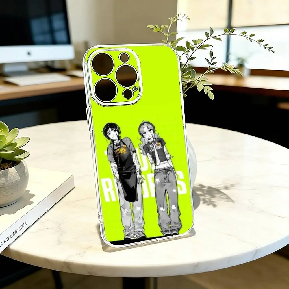 Прозрачный силиконовый мягкий чехол для телефона The Green Yuri Guy KiniOto Manga для iPhone 17 16 15 14 13 12 11 Mini Pro Max Plus