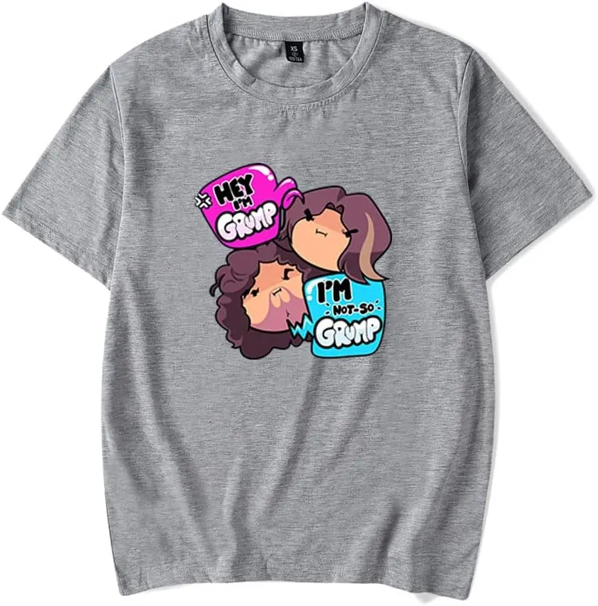 

Женская футболка с коротким рукавом The Grumps, Повседневная футболка с коротким рукавом, Y2K, летние топы с коротким рукавом