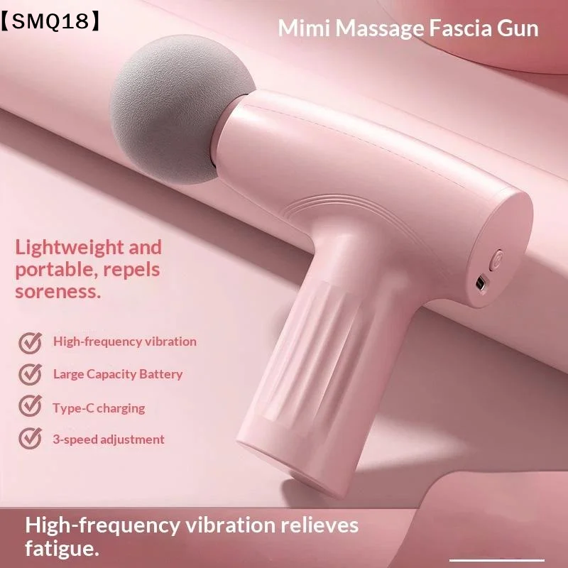 1 Set Mini Muscle Relaxation Vibration Massage Machine Vibration Fascia Massager Portable Electric Muscle Massager【SMQ】