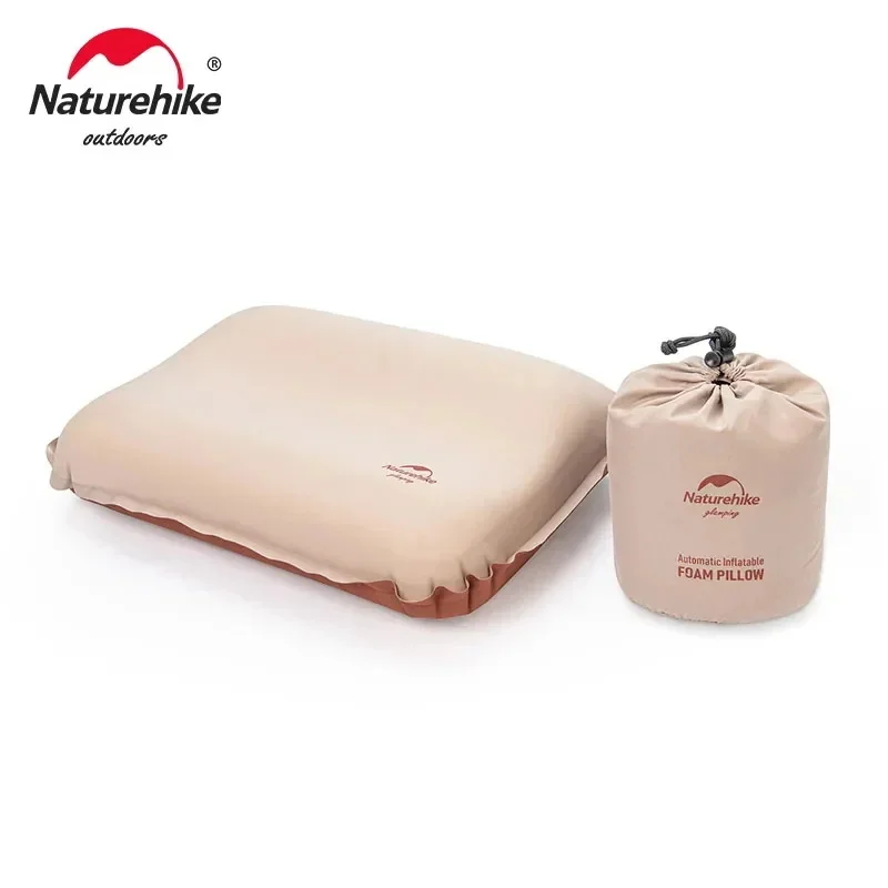 Naturehike Camping Pillow Self Inflating Pillow 3D Ultralight Sponge Pillow Outdoor Travel Automatic Inflatable Pillow