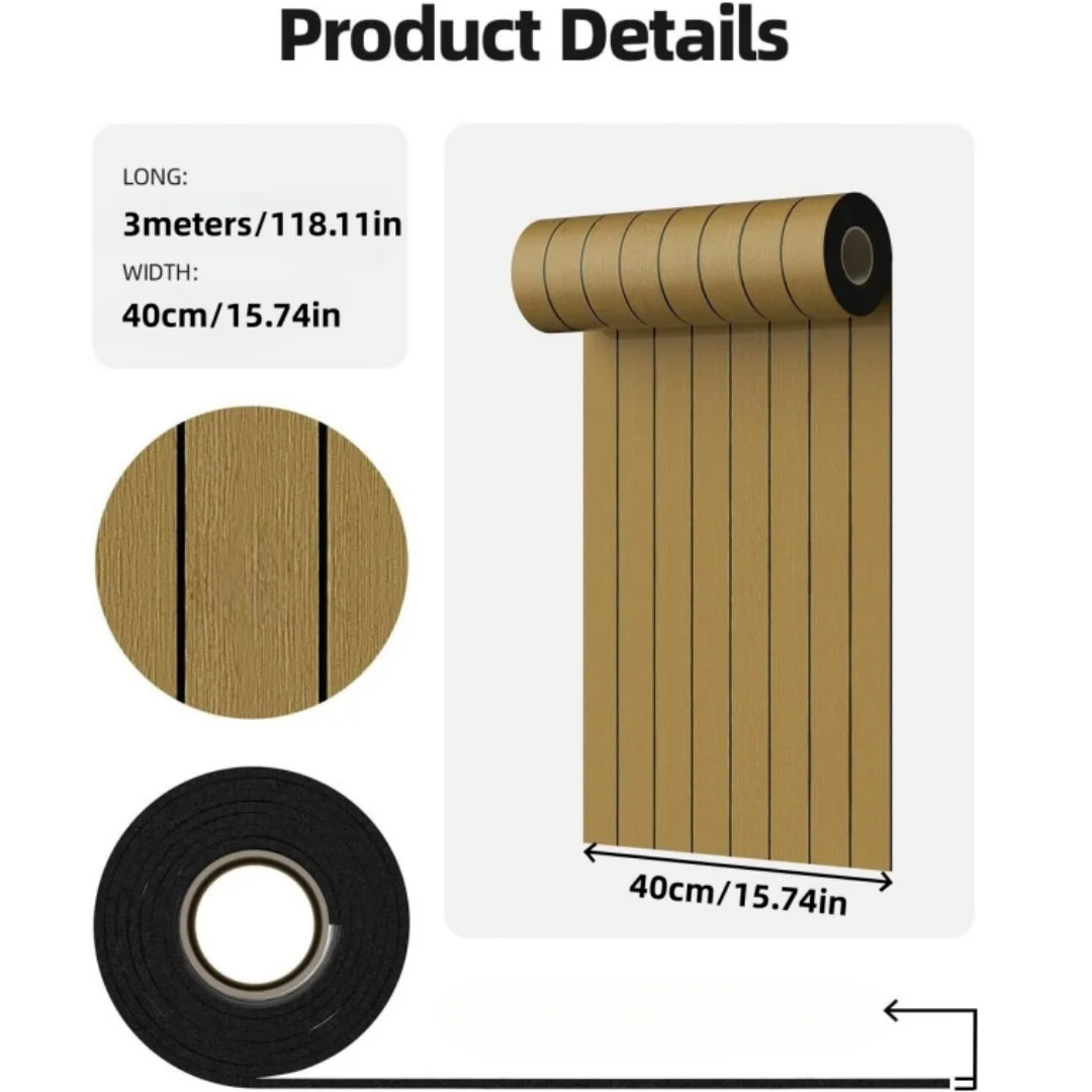 1 Roll 40cmx3meters Self-Adhesive Wall Panel Sxp Foam Stickers Peel and Stick 3D Wall Sticker Easy to DIY Suitable for Ceiling,