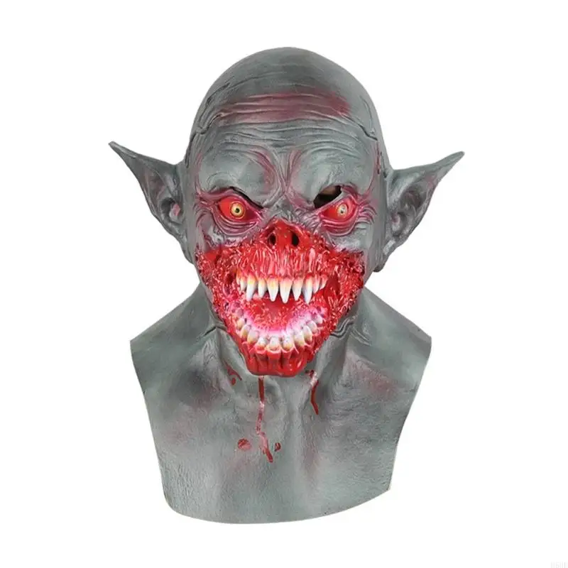

H58E Mask Scary Monsters Mask Halloween Demons Clown Mask