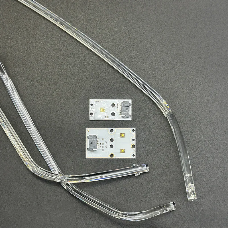 

Ballast Chip Module Parts Car headlight DRL CHIP Light Guide Strip For AUDI A5 2012-2016 Light Guide Tube Angel Eye White light