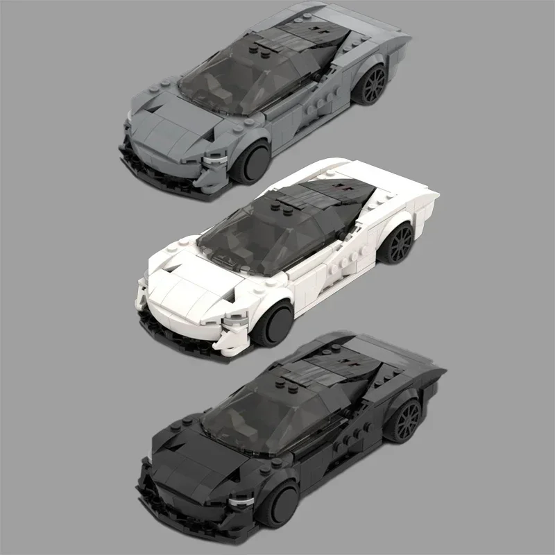 Champion Speed Cars Moc Bausteine Stadtautos Modell Technologie Modulares Geschenk Weihnachten Spielzeug DIY Sets Montage Geschenke