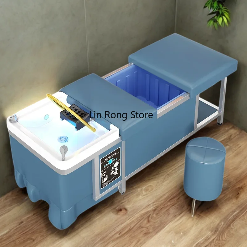 

Hair Spa Massage Bed Shampoo Pedicure Chair Economic Porcelain Hairdressing Salon Washbasin Cosmetologist Mobility Japanese Nail