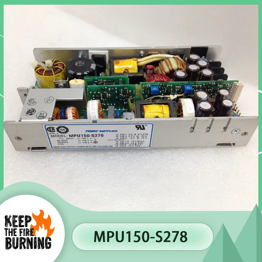 

For POWER-ONE Industrial Power Supply 3.3V30A 5V15A 12V6A 12V2A MPU150-S278