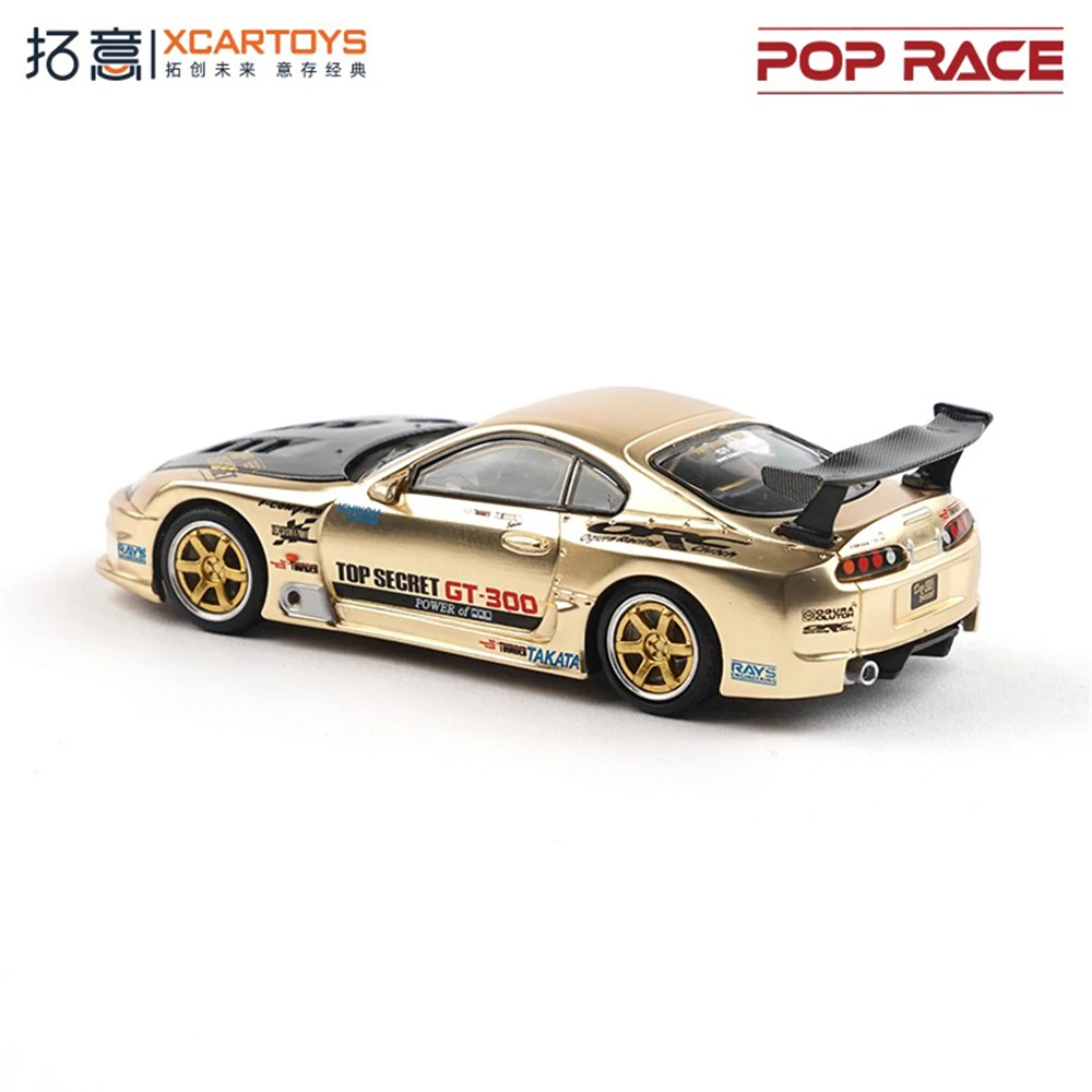 Xcartoys POPRACE 1/64 Alloy Racing Model Collection Super Sports Car Ornaments Boys Toy Gift Play Vehicle Collections