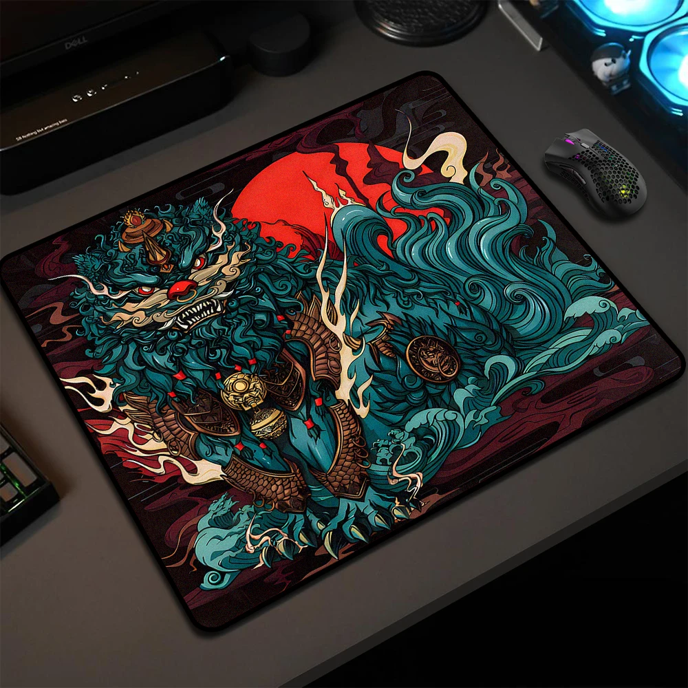 

E-Sports Gaming Mouse Pad Gamer Mousepad Game Professional Tiger Mouse Mat Premium Balance Laptop Desk Mat Non-Slip Keyboard Pad