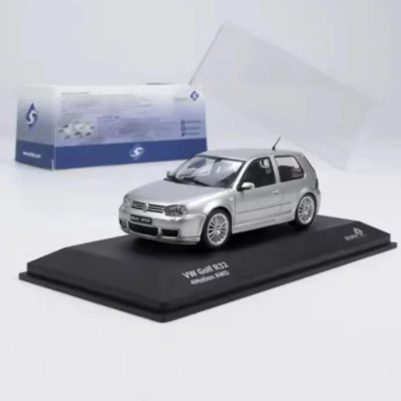 Solido R32กอล์ฟจำลองแบบ1:43 VW ทำจากโลหะผสมโมเดลรถยนต์ของสะสมของขวัญของเล่นจำลองแบบคงที่