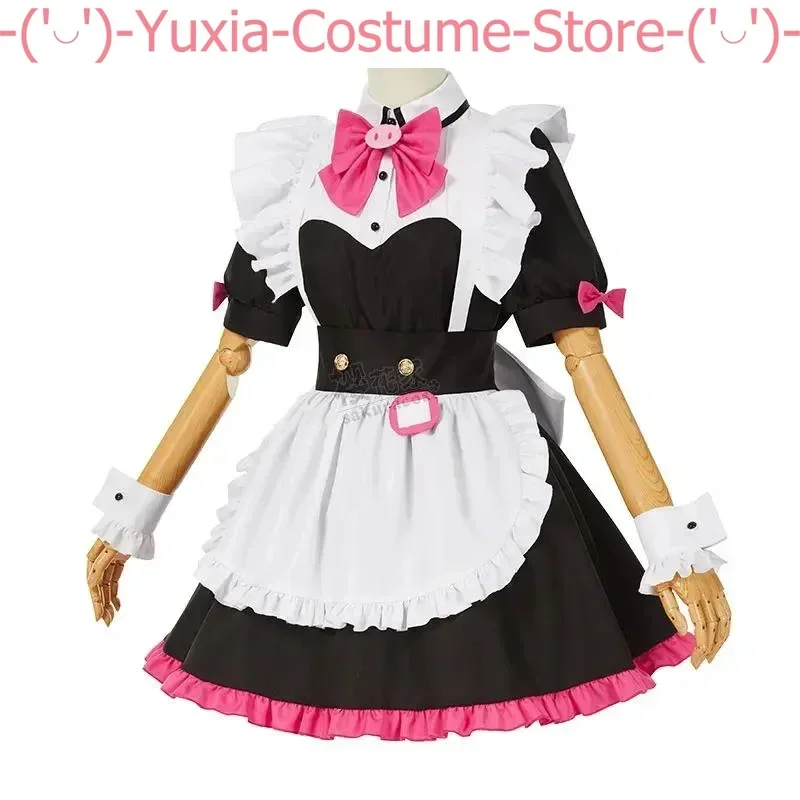 Anime Akiba Maid War Wahira Nagomi Sweet Lovely Dress Uniform Cosplay Costume Halloween Party Role Play Outfit Women