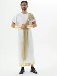 Halloween Cosplay Ancient Greek Gods Zeus Costumes Adult King of Rome Carnival Stage Show Role Play  Party Dress