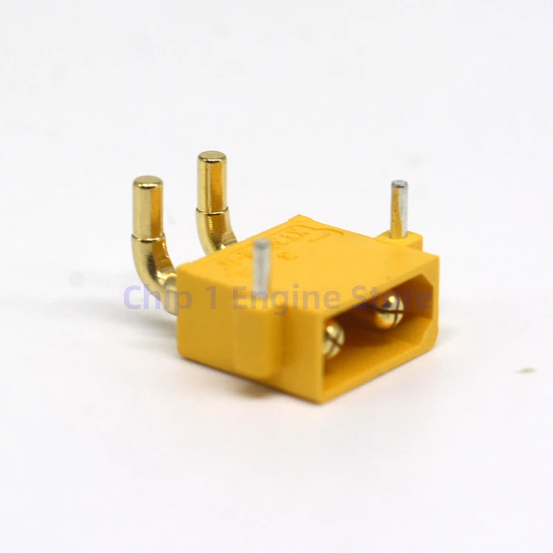 Enchufe de placa PCB de Motor ESC XT30PW, 10 piezas, 5 pares, Banana Golden XT30, actualización de enchufe de ángulo recto para cargador de batería de modo RC